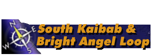 South Kaibab & Bright Angel Loop Trail Map