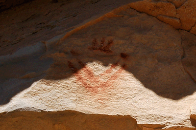 Pictograph in the Toroweap/Coconino boundary