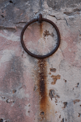 An old horse hitch at the Hermit Tourist Camp