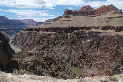 Looking across the Colorado River toward Tower of Set