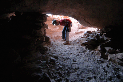 Entering Cave of the Domes