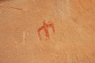 A pictograph found along the Ranger Trail