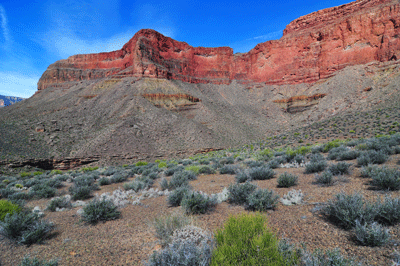 Hawkins and Dunn buttes west of 'Double Disappointment' Canyon