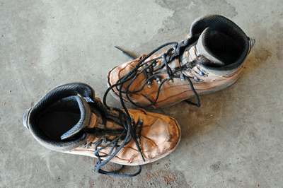 The Nankoweap to South Rim hike was the swan song for these boots. They have been retired.