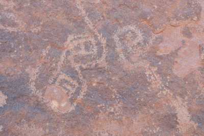 Another petroglyph in Nankoweap Creek