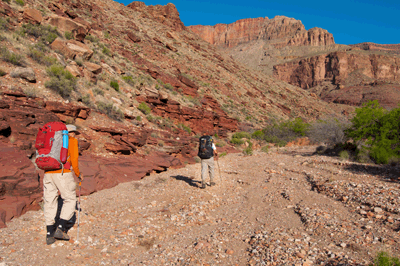 Walking up the main arm of Unkar early on Day Seven