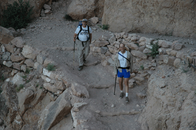 Dennis & John near the top of the South Kaibab Trail