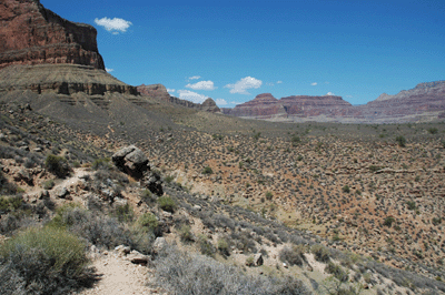 Looking west across the Tonto toward Plateau Point