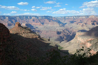 A last look back towards Indian Garden and Plateau Point