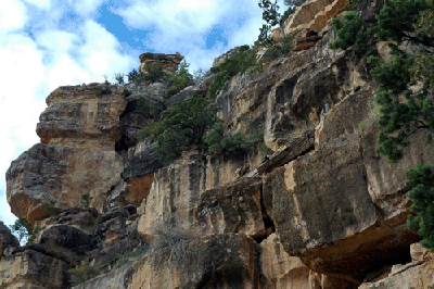 The Kaibab formation along the Grandview Trail