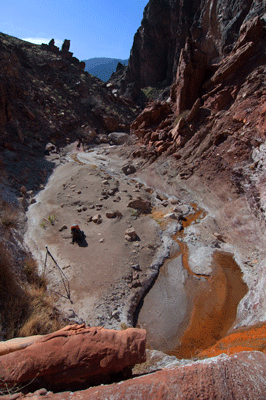 A view toward lower Basalt Canyon