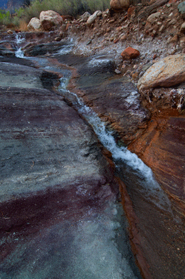Lava Creek flowing