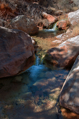 Refreshing Lava Creek water