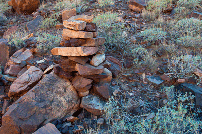 Another good sized cairn in Basalt Canyon
