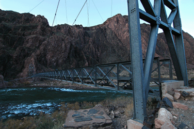 The Silver Bridge across the Colorado River