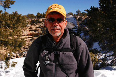 Dennis Foster at the South Kaibab trailhead