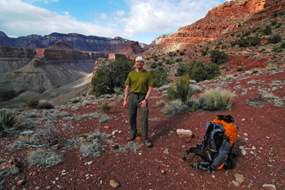 Yours truly standing atop the Wotans-Angels Gate Saddle